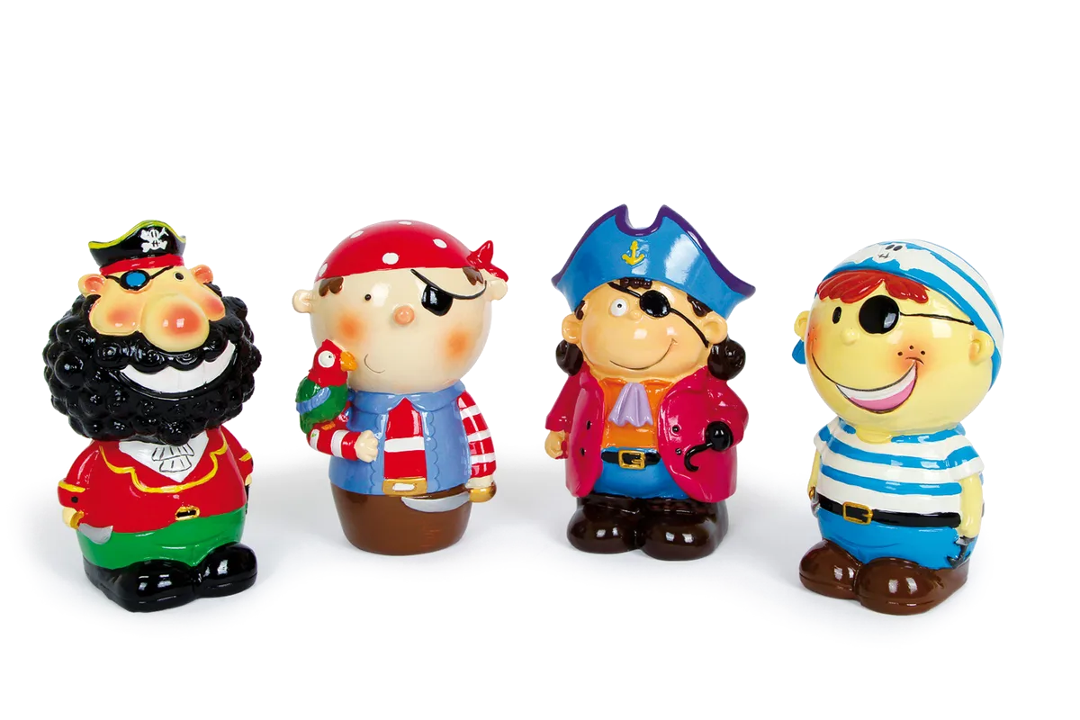 Legler Piggy Bank (4 pcs), Pirates - image 1