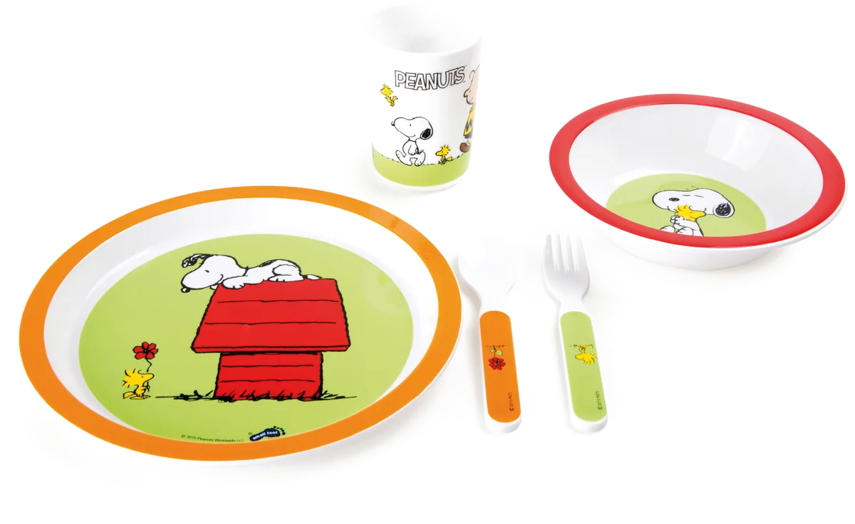 small foot Children's Tableware (5 pcs.), Peanuts - image 1
