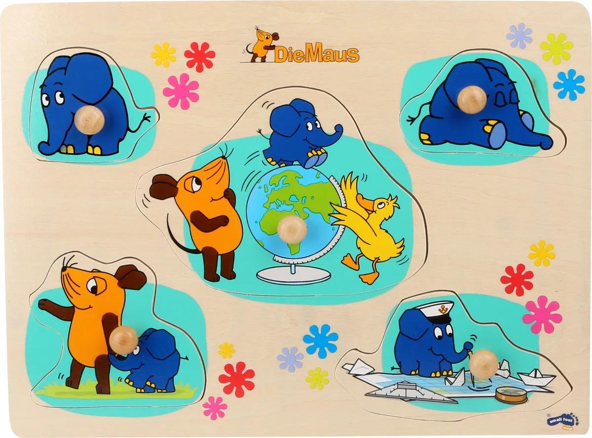 small foot Puzzle with Elephant, the Mouse - image 1