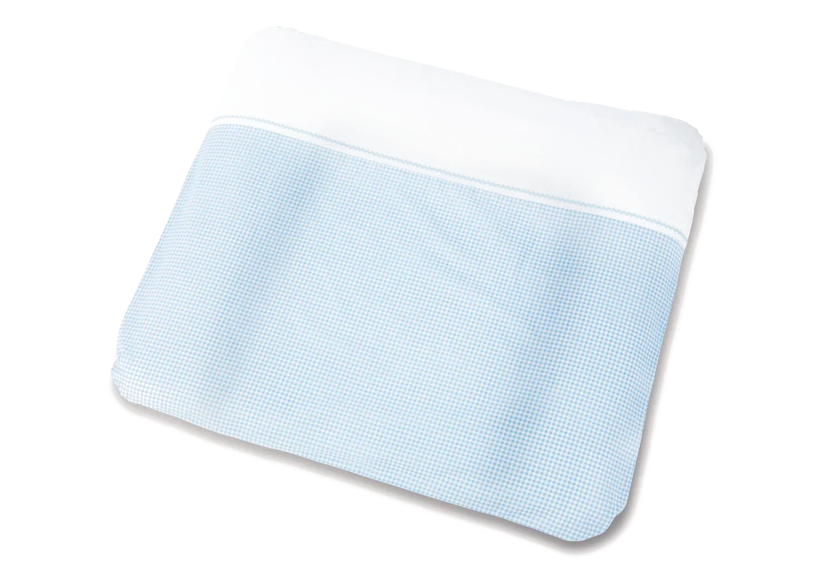 Pinolino Changing Pillow Cover Large, Vichy-Karo/Blue - image 1